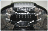 Защита радиатора TOYOTA Land Cruiser Prado 120 (2003-2009) 2,7; 4,0; 3,0D